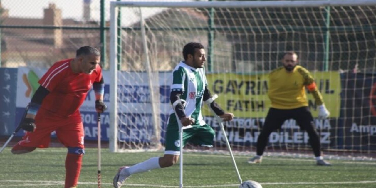 Konya Ampute Futbol SK Evinde Berabere Kaldı