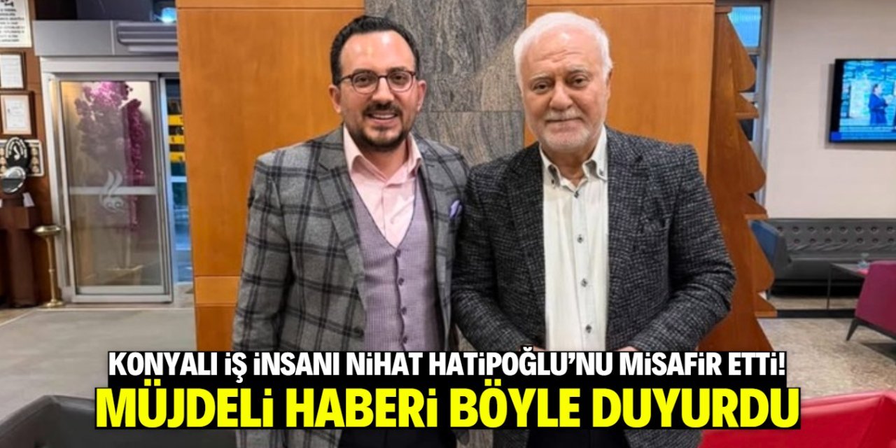 Mustafa İbalı, Prof. Dr. Nihat Hatipoğlu’nu Konya’da Ağırladı: Ramazan Müjdesi Geldi