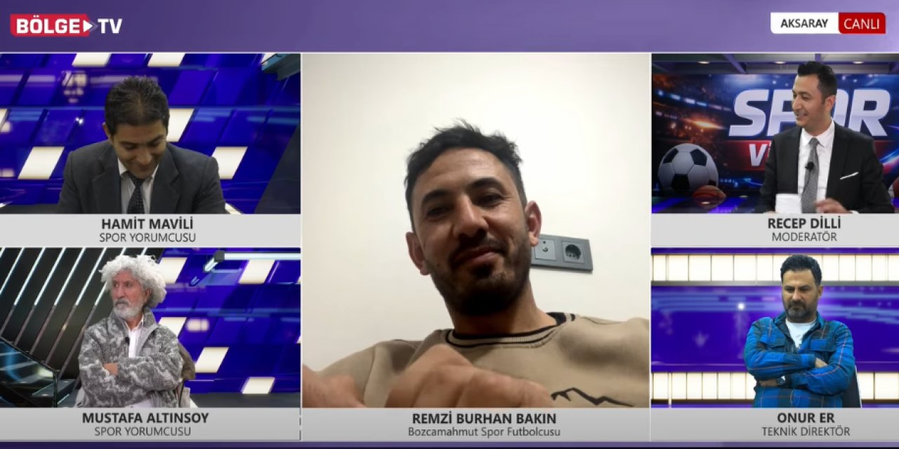 Bozcamahmutspor’un Şampiyonluk Kahramanı Bölge TV’ye Konuk Oldu