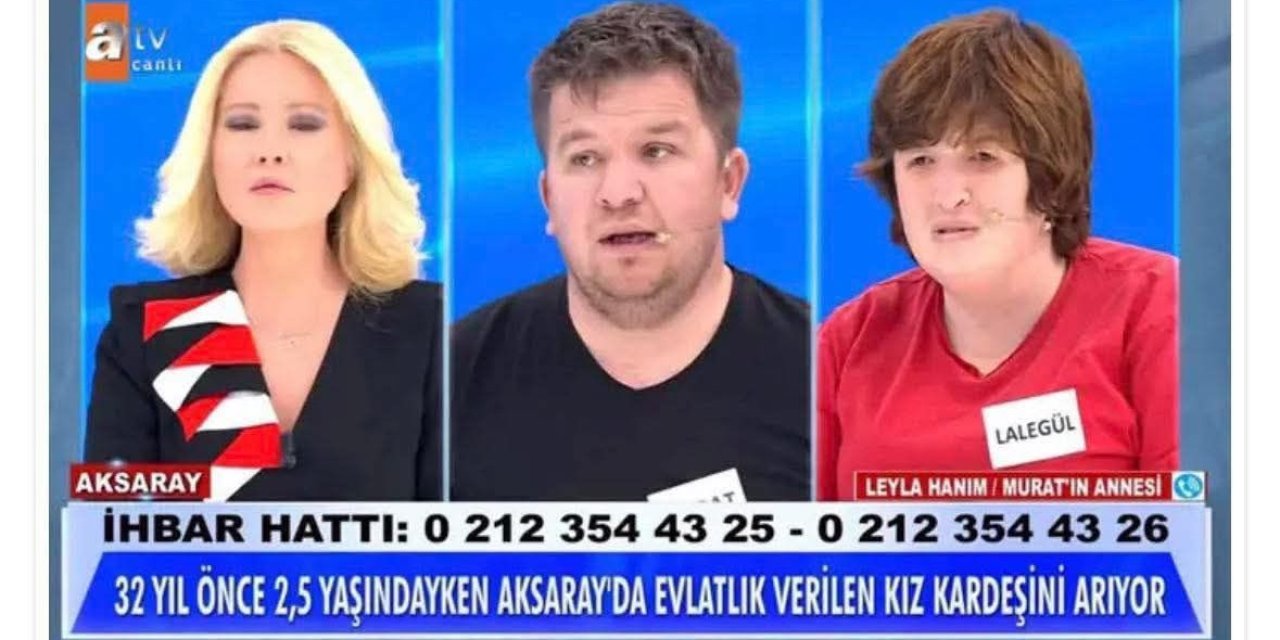 Aksaraylı Murat Çelik, 32 Yıldır Görmediği Kız Kardeşi İçin Müge Anlı’ya Başvurdu