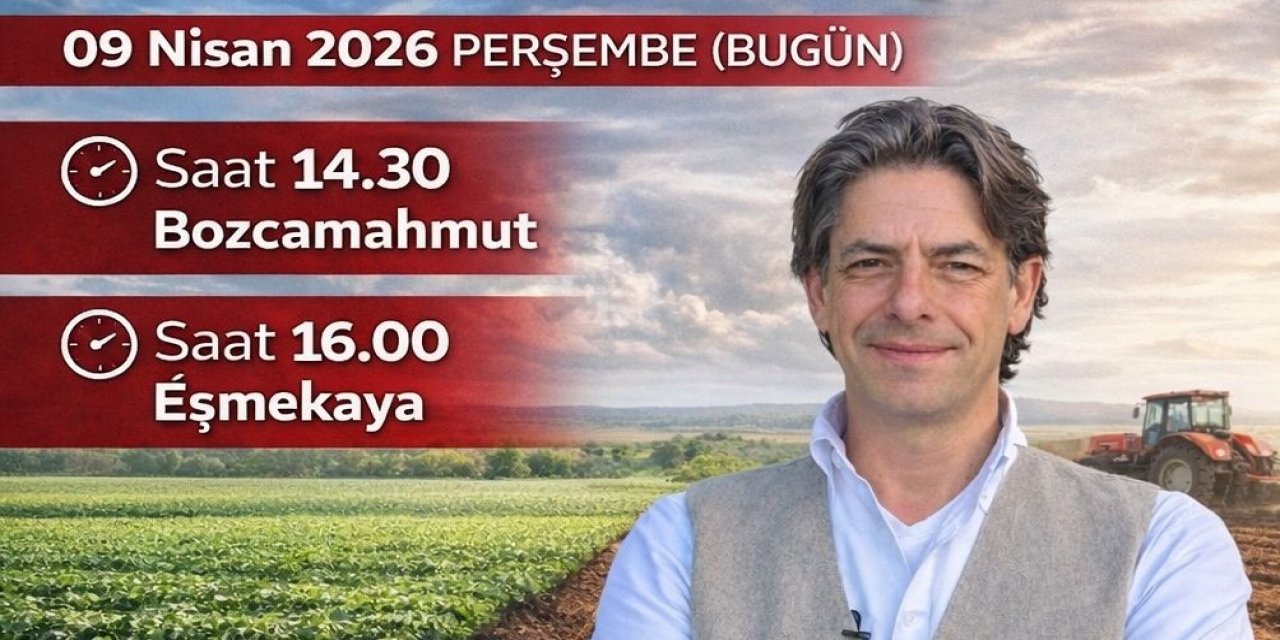 Sencer Solakoğlu Eskil’e Geliyor: Çiftçilerle Buluşma Programı Açıklandı