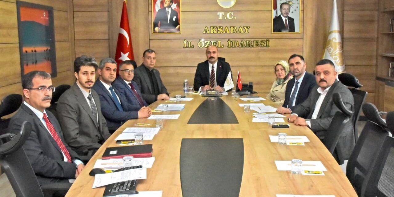 Aksaray İl Encümen Toplantısı Gerçekleştirildi: Önemli Kararlar Alındı