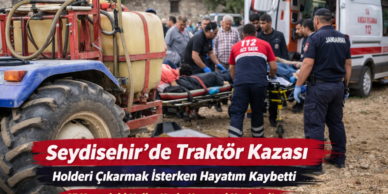 Feci Kaza: Traktör Üzerindeki Holderi Çıkarmak İsterken Hayatını Kaybetti
