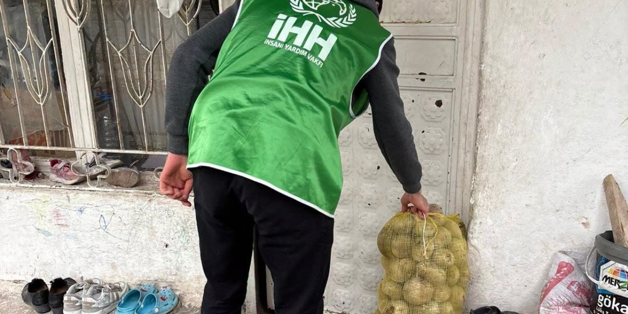 Aksaray İHH’dan 27 Ton Patates Yardımı