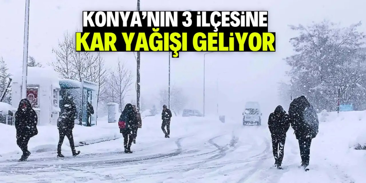 Konya’da Mayıs Sürprizi: Kar Yağışı Etkili Oldu, 3 İlçe İçin Yeni Uyarı