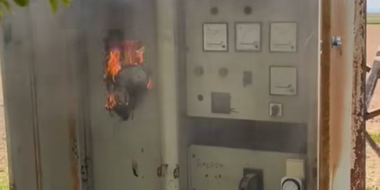 Eskil'de Derin Sulama Kuyusunun Elektrik Panosunda Yangın