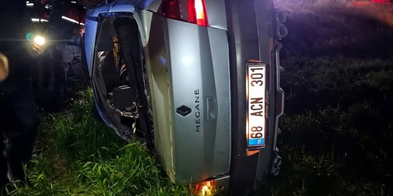 Konya–Aksaray Karayolu’nda Alican Noyan  trafik kazası yaptı