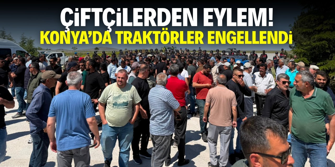 Cihanbeyli’de Çiftçilerden Hububat Fiyatı Protestosu! Jandarma Geniş Güvenlik Aldı