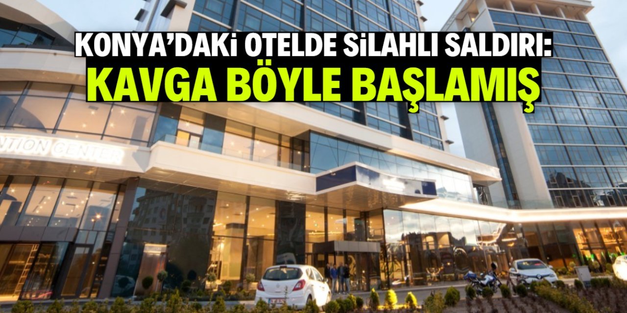 Konya’da Otel Kafeteryasında Silahlı Saldırı: 1 Yaralı