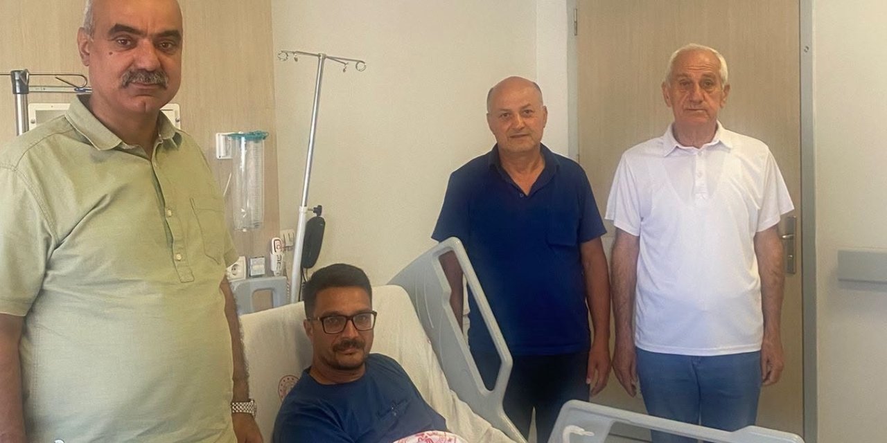MHP Aksaray İl Başkanlığından Şavel Boztoprak'a Geçmiş Olsun Ziyareti
