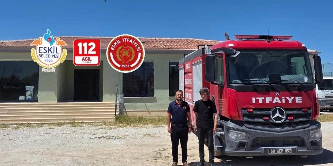 Eskil İtfaiyesi Harman Sezonunda Bozcamahmut'ta Nöbette