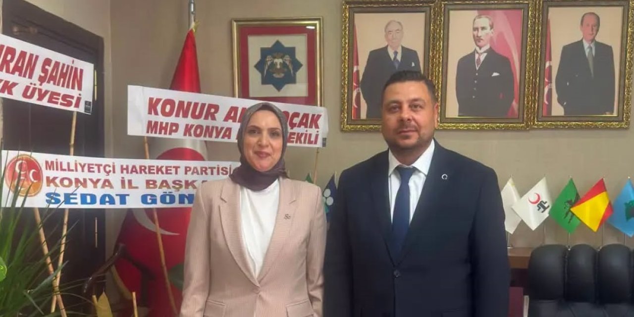 Güzide Çipan’dan Ülkü Ocakları Konya İl Başkanlığı’na Hayırlı Olsun Ziyareti