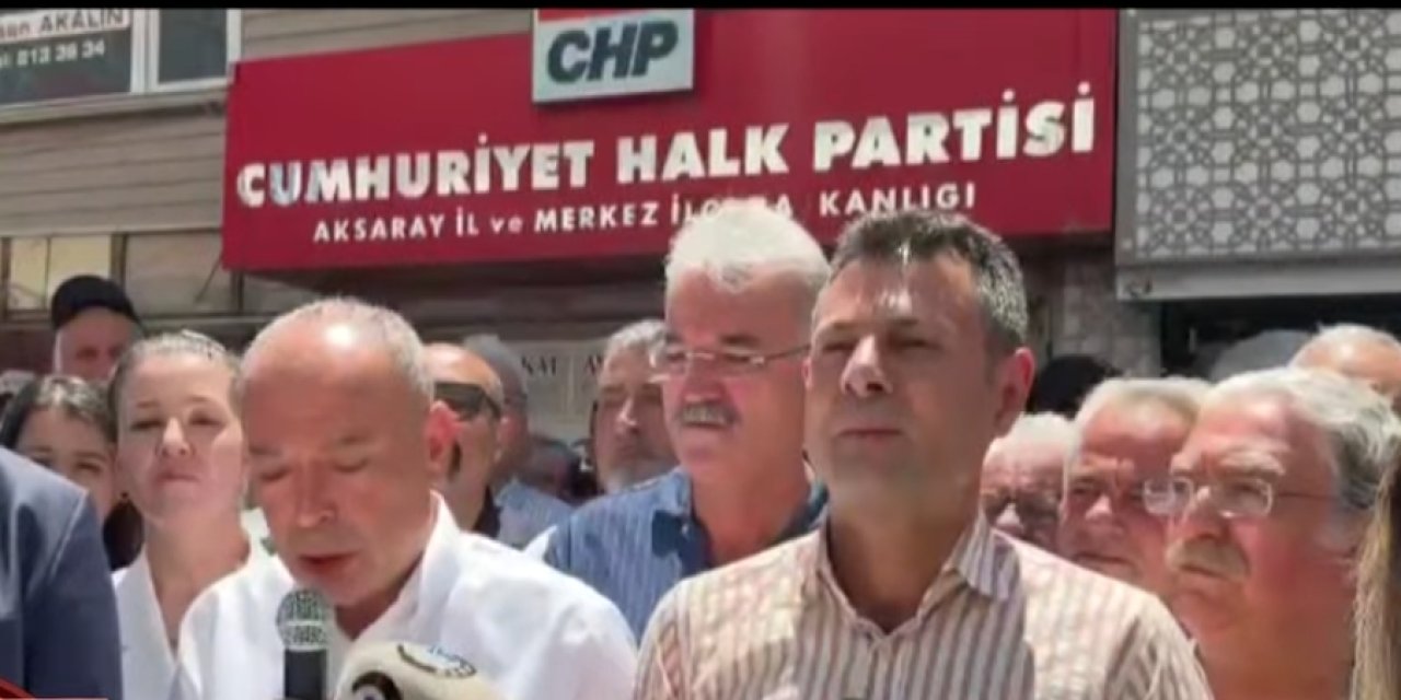 Görevden Alınan CHP Aksaray İl Başkanı Bilal Özdemir: "Kararı Tanımıyoruz"