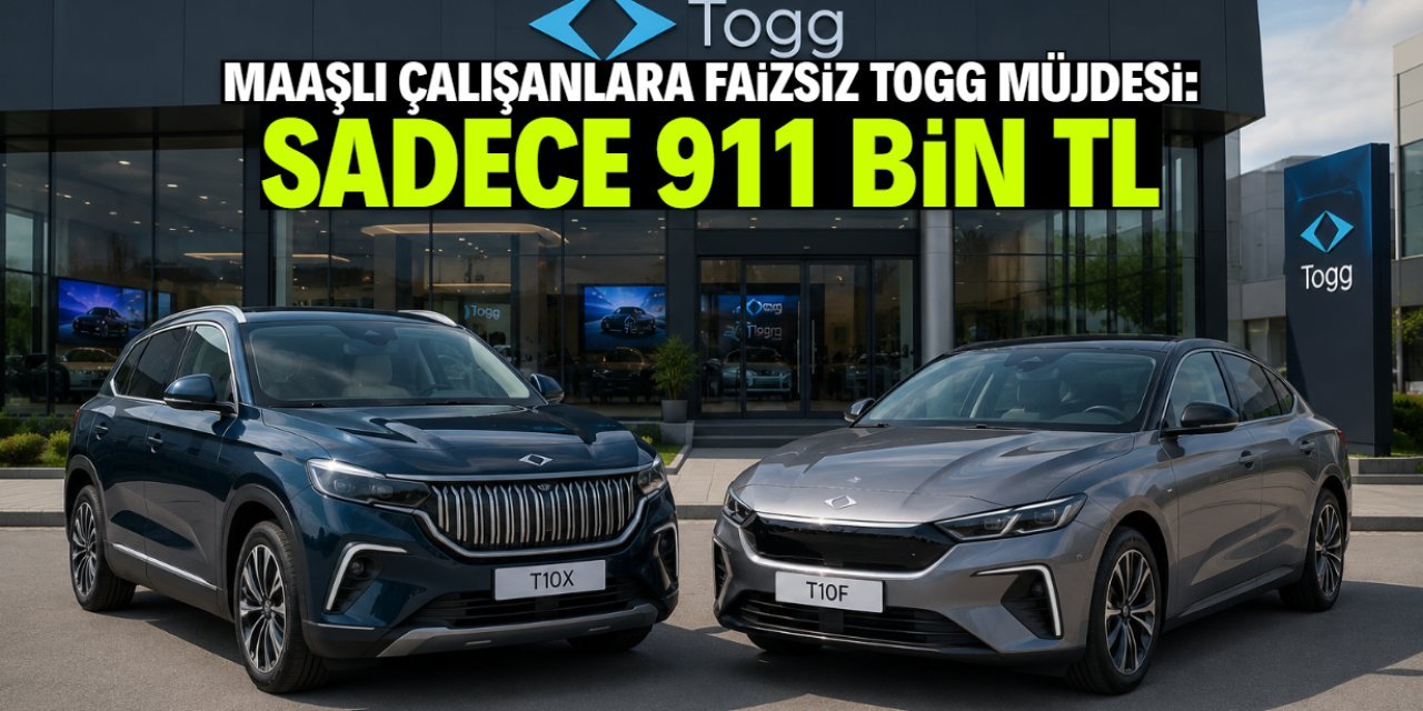 TOGG'dan Temmuz Ayına Özel Faizsiz Kredi Kampanyası!