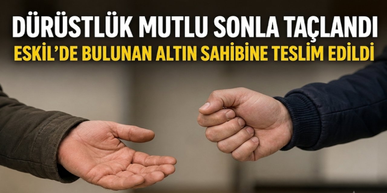 Eskil'de Bulunan Altın Sahibine Ulaştırıldı