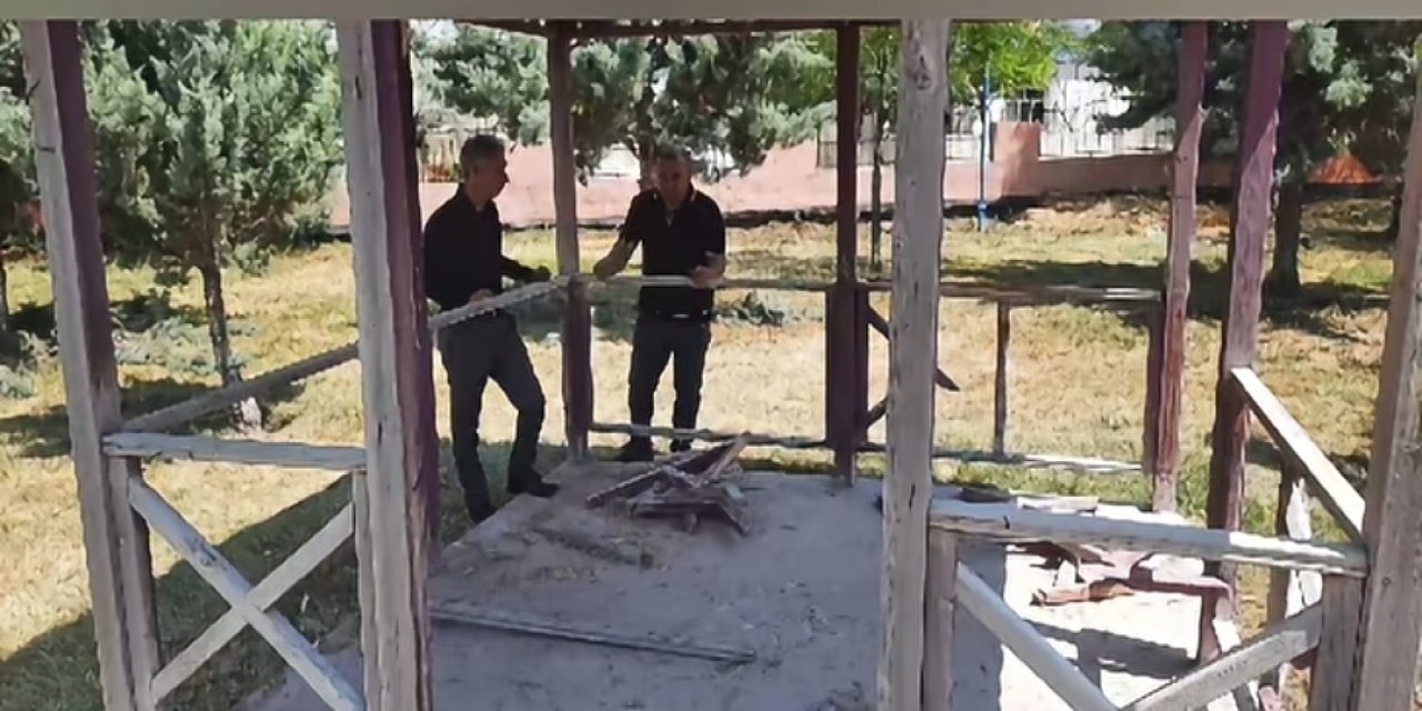 Derdiniz ne? Eskil'de Park ve Yeşil Alanlarda Büyük Tahribat