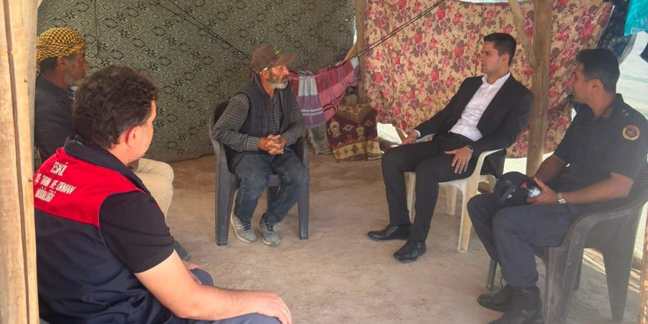Eskil'de mevsimlik tarım işçilerine ziyaret