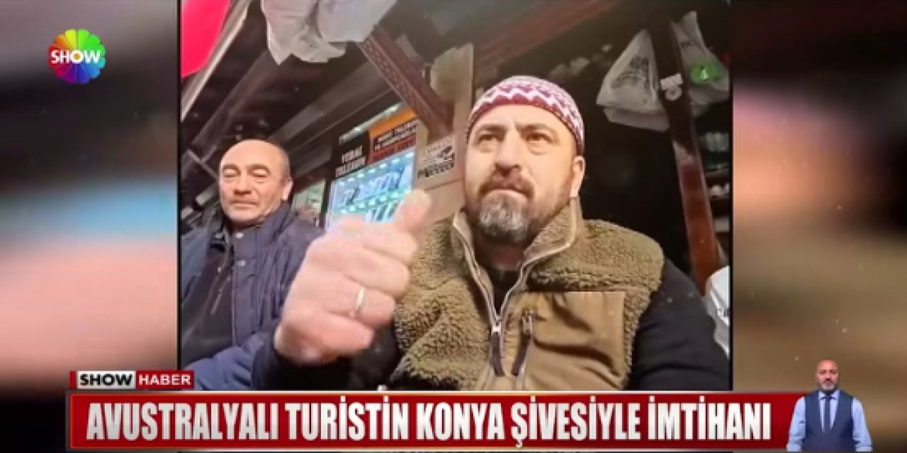 Konya'da Fenomenler Avustralyalı Turistle Buluştu, Annov! Cavladı Gitti