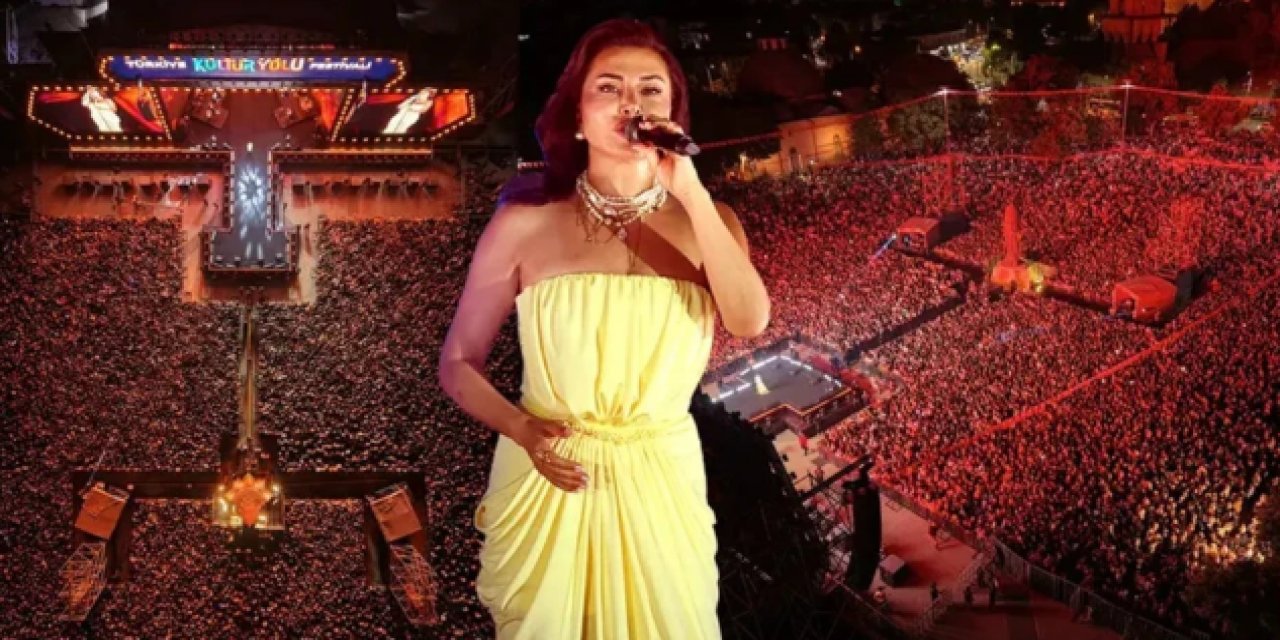 Konya Kültür Yolu Festivali'nde Rekor! Ebru Yaşar Konserini 98 Bin Kişi İzledi