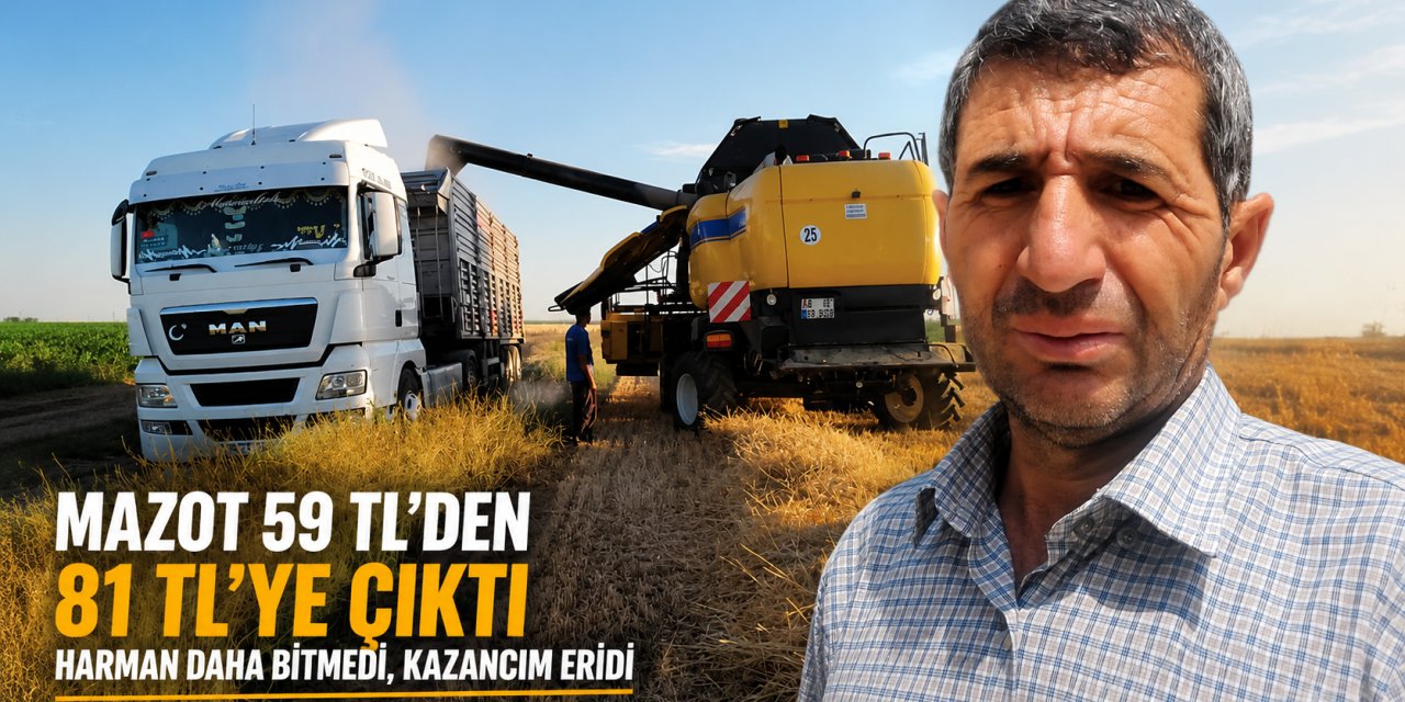 Eskilli Biçerdöverci:  “Mazot 59 Liraydı, Harman Bitmeden 81 Lira Oldu”