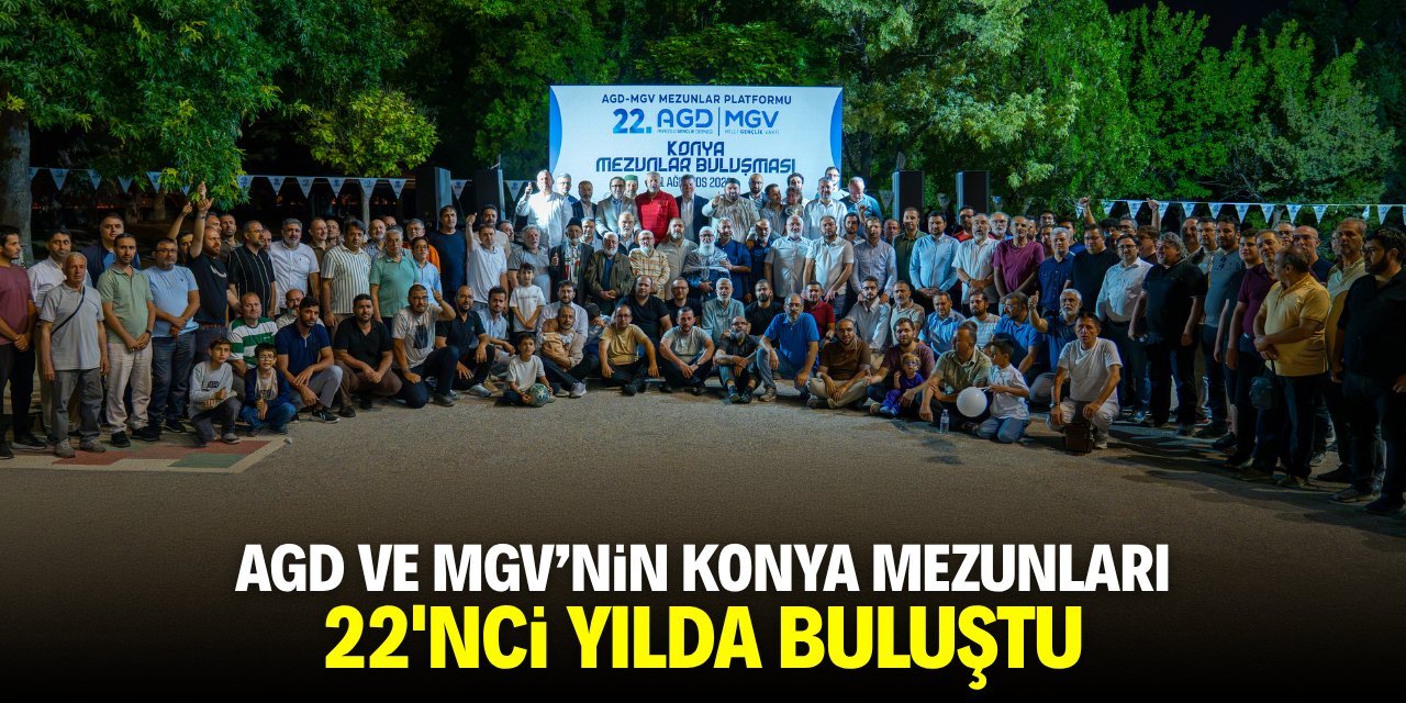 AGD Konya'da 22. Mezunlar ve Mensuplar Buluşması Gerçekleştirildi
