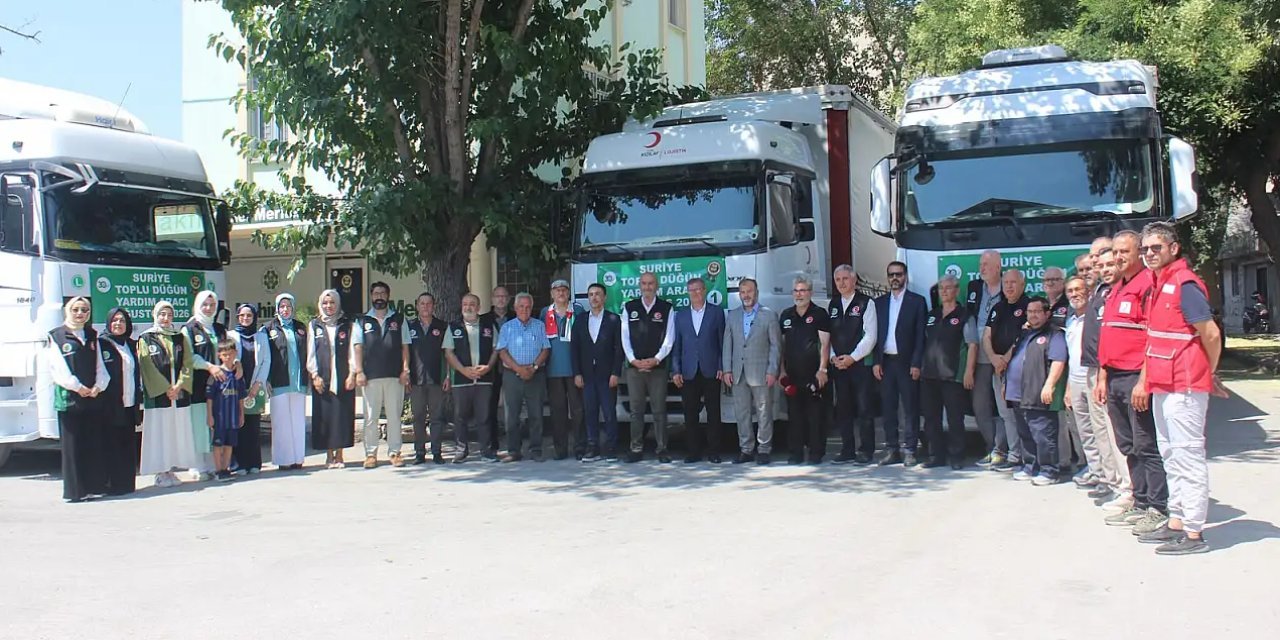 Mehir Vakfı’ndan Suriye’ye 80 milyon TL’lik düğün desteği