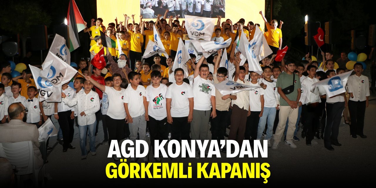 Konya’da AGD Yaz Etkinlikleri Coşkulu Programla Sona Erdi