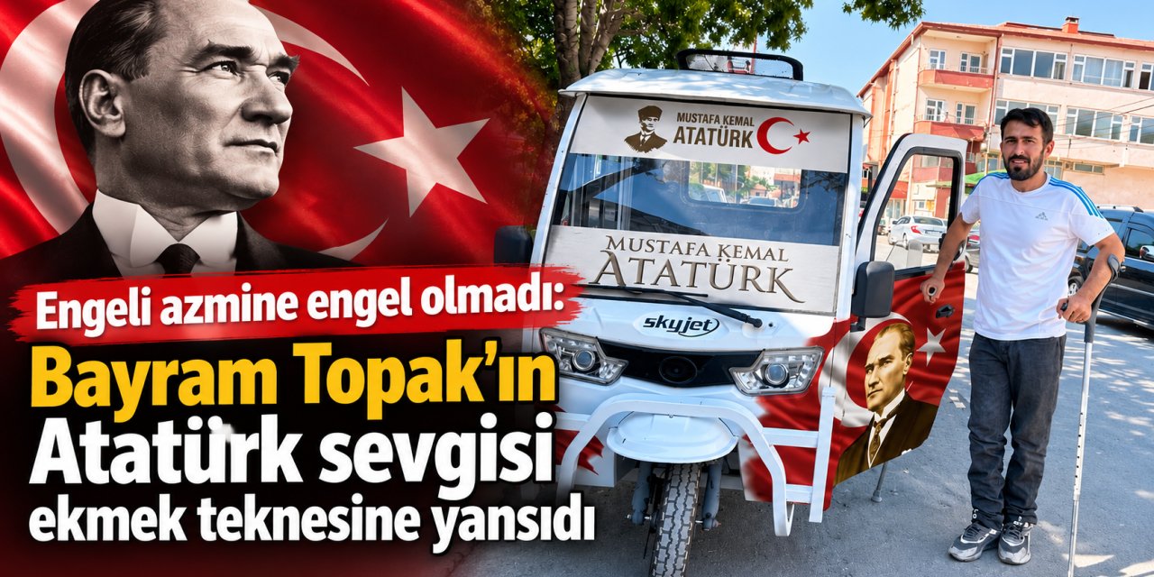 Eskilli Bayram Topak’ın Atatürk Sevgisi Ekmek Teknesine Yansıdı