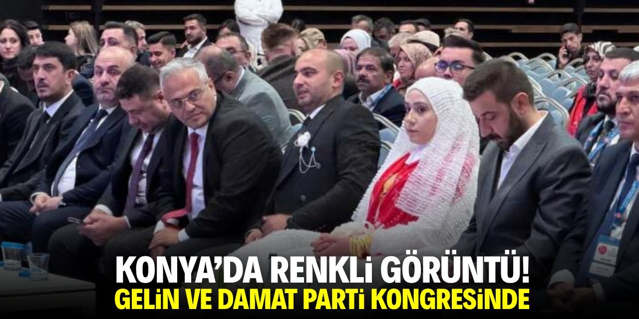 Düğün Öncesi Kongreye Koştular: Gelinlik ve Damatlıkla Oy Kullandılar