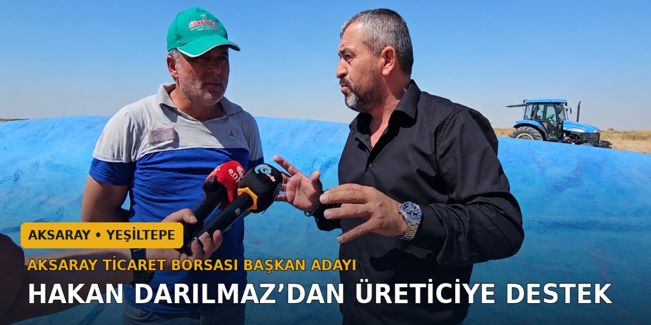 Darılmaz Yeşiltepe’de üreticilerle buluştu: “Ayçiçeği üreticisi sahipsiz bırakılmamalı”