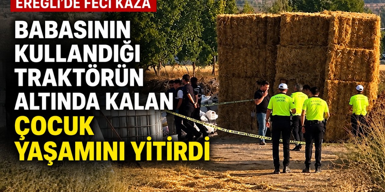 Traktörün Altında Kalan Çocuktan Acı Haber