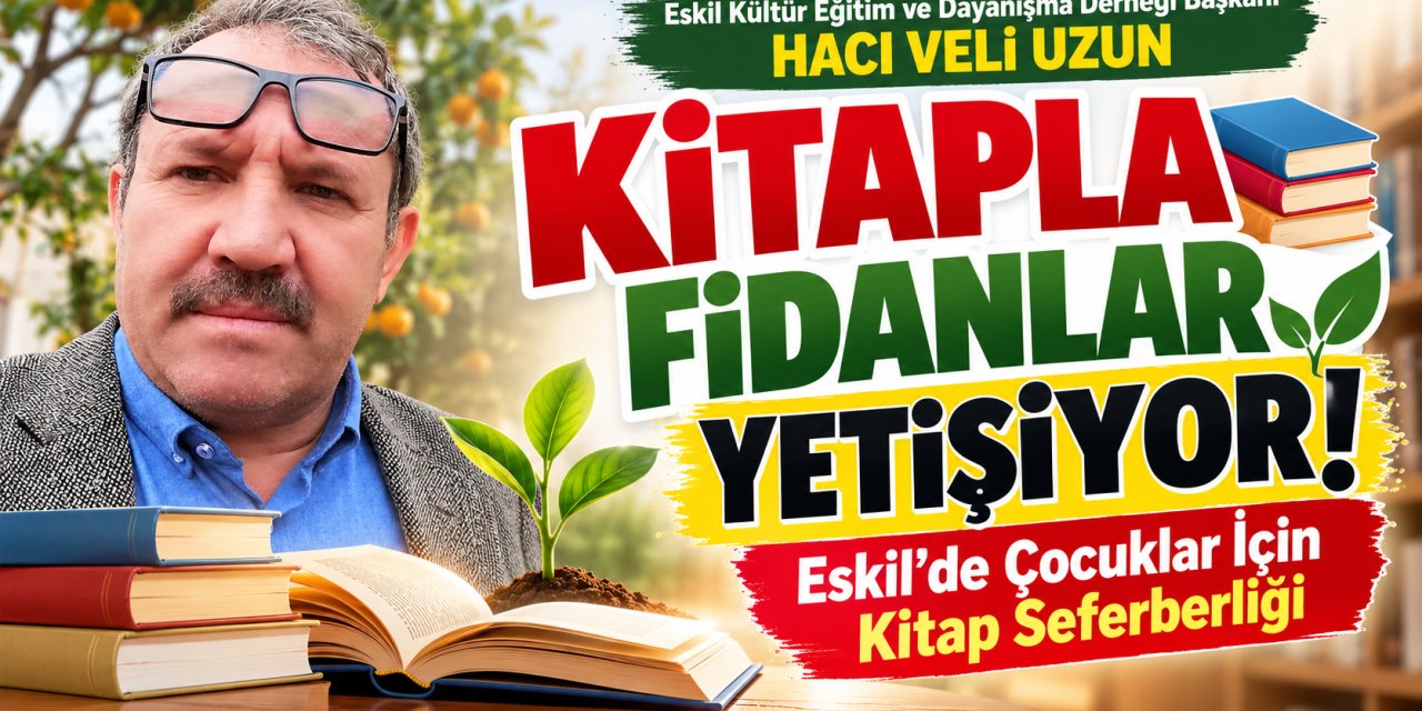 Eskil'de “Kitapla Fidanlar Yetişiyor” Kampanyası