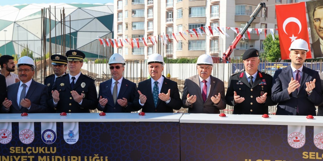 Selçuklu İlçe Emniyet Müdürlüğü’nün Yeni Hizmet Binasına İlk Adım