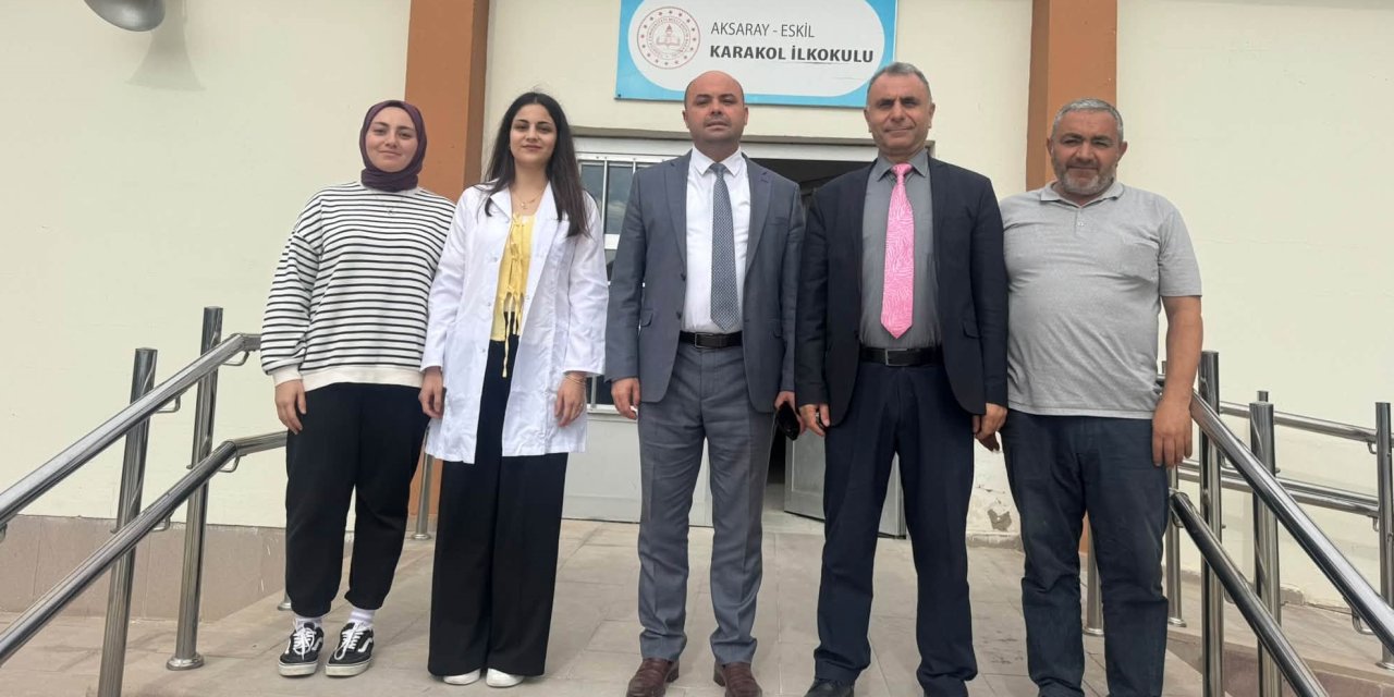 Eskil İlçe Milli Eğitim Müdürlüğü'nden Köy ve Mahalle Okullarına Eğitim Ziyareti