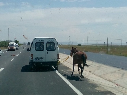 Aksaray'da trafik 4 nala