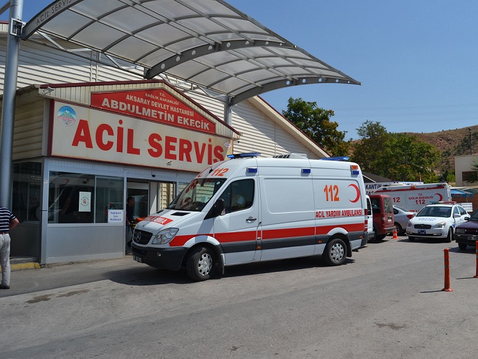 Aksaray'da trafik kazası 4 yaralı