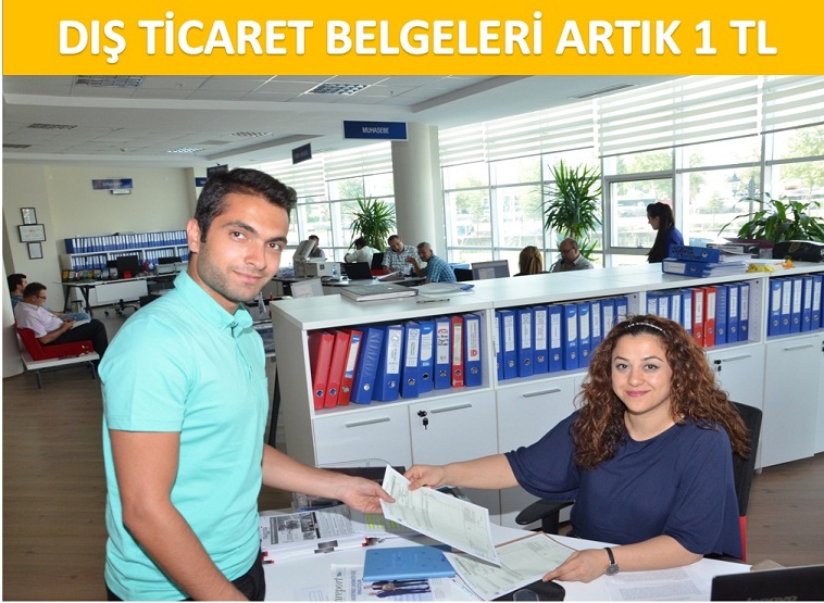 Dış Ticaret Belgeleri Artık Sadece 1 TL!