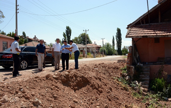 Aksaray'da Sel ve Toprak Kaymalarına İstinat Duvarlı Önlem