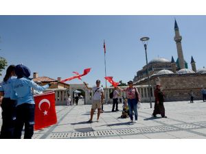 Konya Türk Bayraklarıyla Donatılıyor