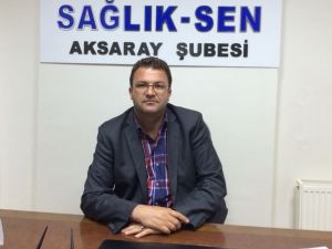 Aksaray Sağlık Sen Şube Başkalığına Şahin Meral seçildi