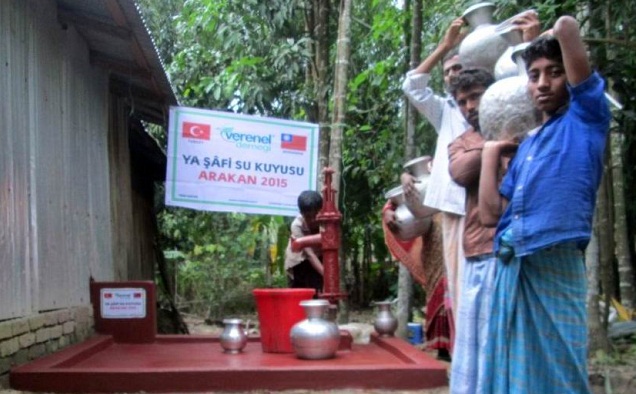 Aksaray Verenel Arakan’da Müslümanları Suya Kavuşturuyor