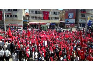 Akşehir’de Teröre Tepki Yürüyüşü