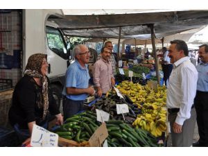 Başkan Tutal Pazar Esnafıyla Bir Araya Geldi