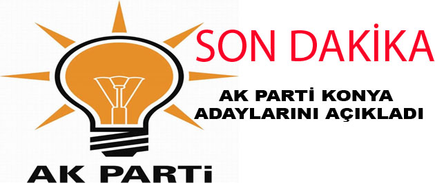 İşte AK Parti'nin aday listesi