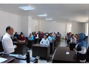 Sağlık Meslek Lisesi Öğrencilerinden Başkan Özaltun’a Ziyaret