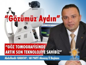 Aksaray Göz Tomografisinde Artık Son Teknolojiye Sahip