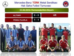 Mercedes Benz Türk Metal Sendikası futbol turnuvasında alt yapı finalde