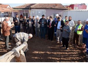 Başkan Yazgı, Kanalizasyon Çalışmalarını İnceledi