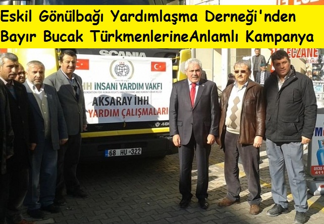 Eskil Gönülbağı Yardımlaşma Derneği'nden Anlamlı Kampanya