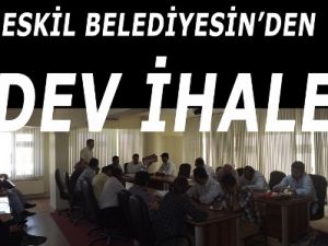 Eskil Belediyesi'nden  Bir Milyon 700 Bin TL’lik ihale